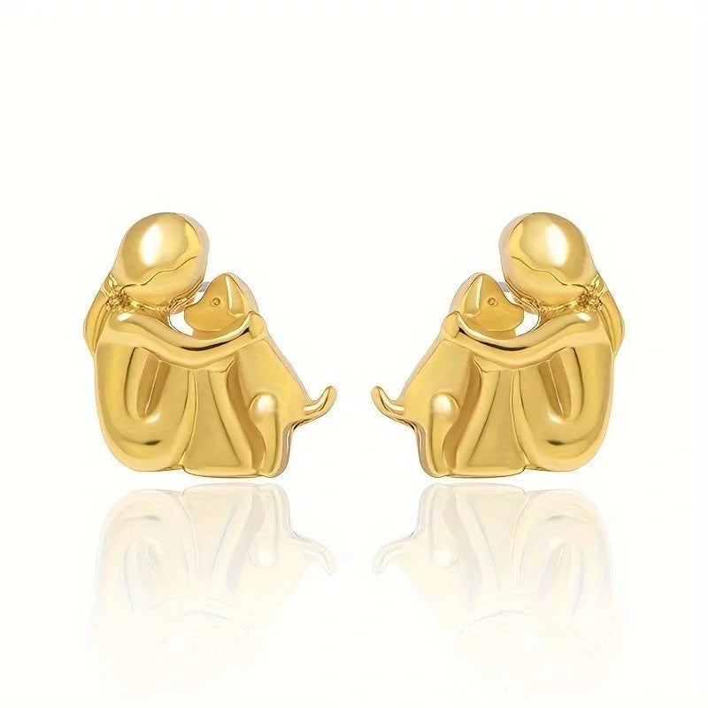 Maxie - Earrings with Dog Charm