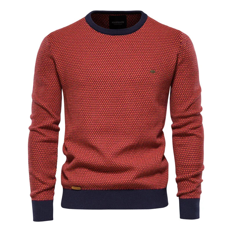 Jeremy – Men’s Checkered Sweater