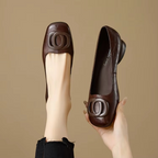 Janela - Elegant Leather Flats