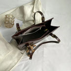 Clarie - Vintage Vegan Leather Shoulder Bag
