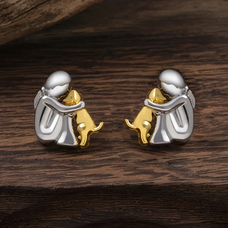 Maxie - Earrings with Dog Charm