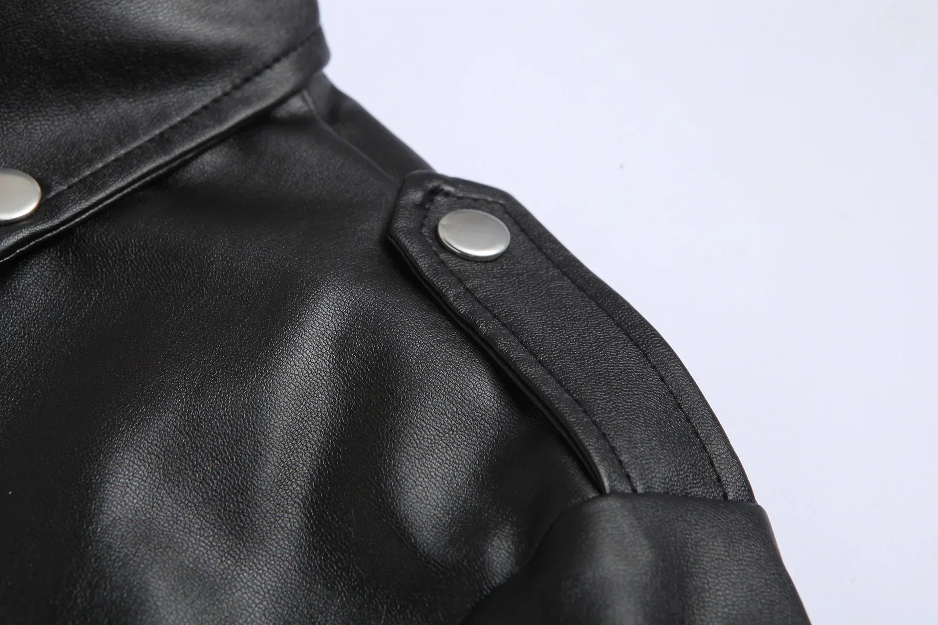 Andrei - Timeless Leather-Look Bomber Jacket