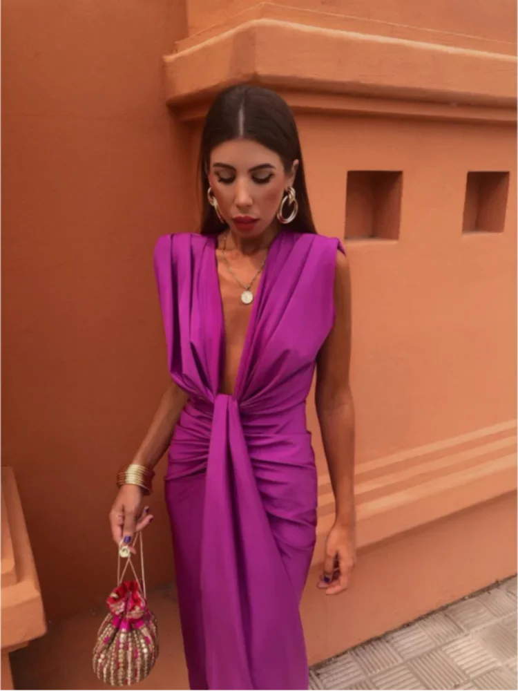 Resmee - Elegant Pleated Dress