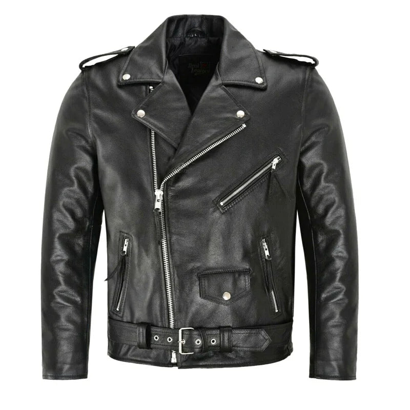 Andrei - Timeless Leather-Look Bomber Jacket