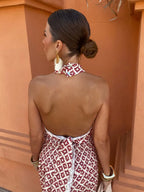 Anna - Elegant Off Shoulder Ruffle Skirt Two-Piece Set
