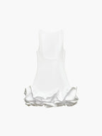 Bailey - Balloon Mini Dress with Open Back