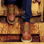 Miller - Retro Leather-Look Boots