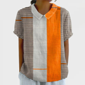 Mitch - Color Block Striped Shirt