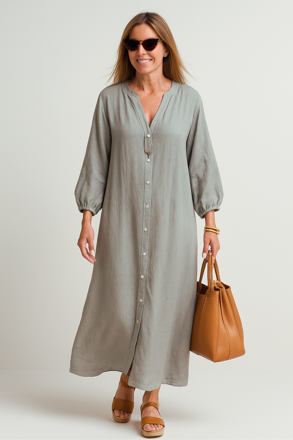Lena - Lightweight Linen Dress