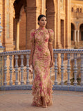 Elena - Floral Chiffon Dress