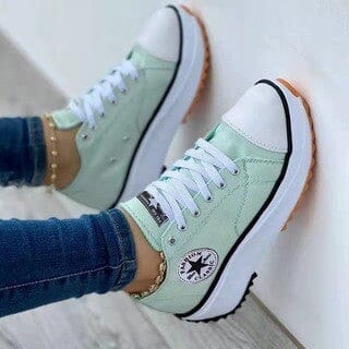 Ricabelle - Women's Platform Lace-Up Sneakers