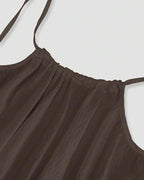 Isla - Women's Solid Color Backless Cami Dress