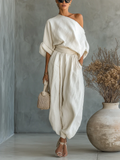 Nida - Off-Shoulder 2-Piece Set