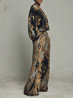 Isabella - Baroque Two-Piece Flowing Set