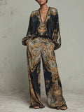 Isabella - Baroque Two-Piece Flowing Set