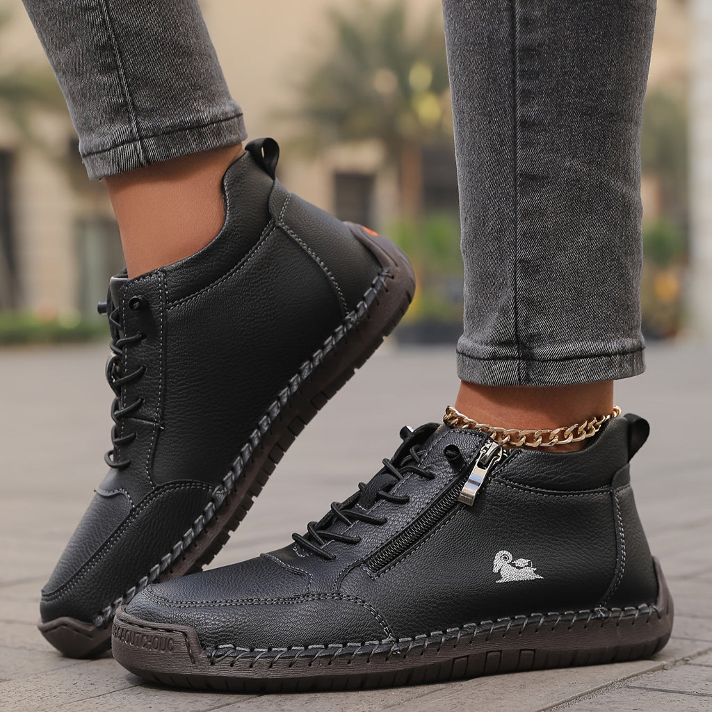 Nova - Comfortable Cushioned Comfort Sneakers with Zipper