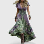 Cindy - Elegant Floral Maxi Dress