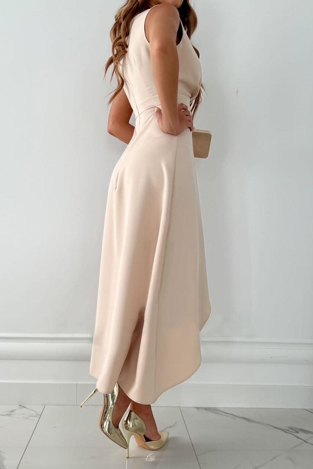 Kim - Dress with Pink Pattern