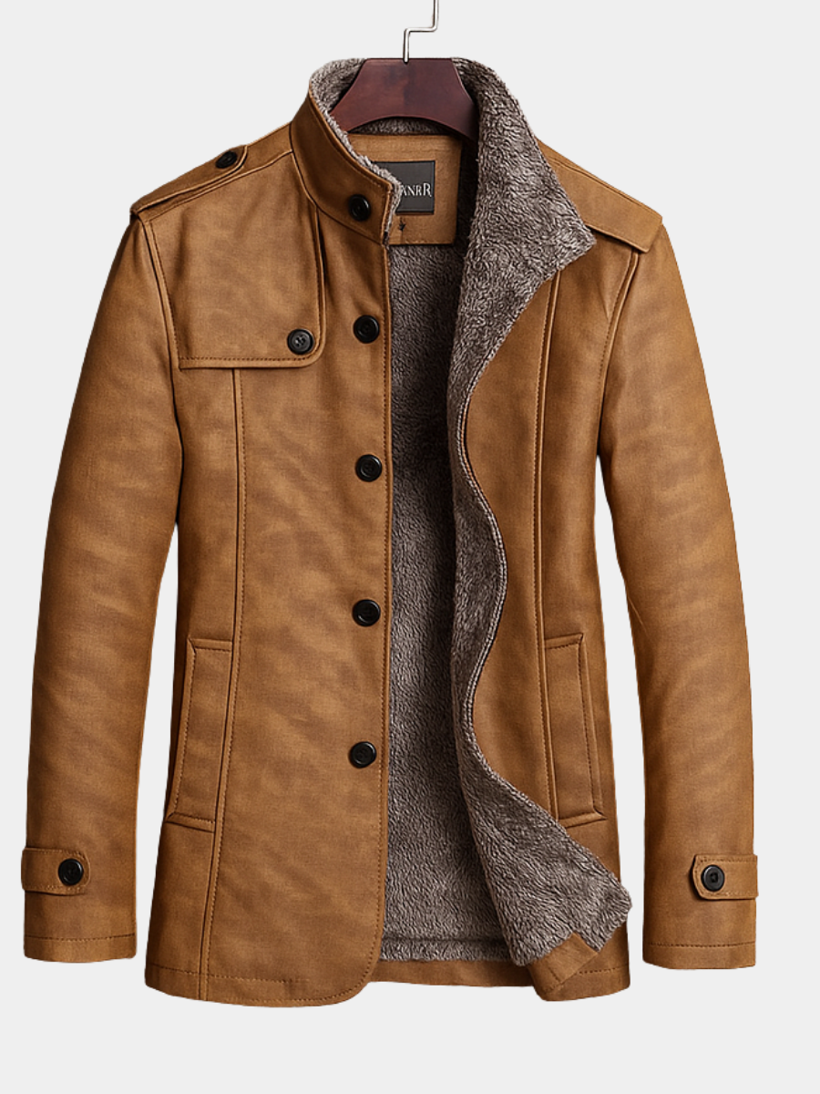 Oliver - Suede-Look Men's Coat