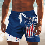Mason - Patriotic 2-in-1 Swim Shorts