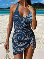 Bonnie – Floral Graphic Tankini with Shorts & Tummy-Flattening Effect