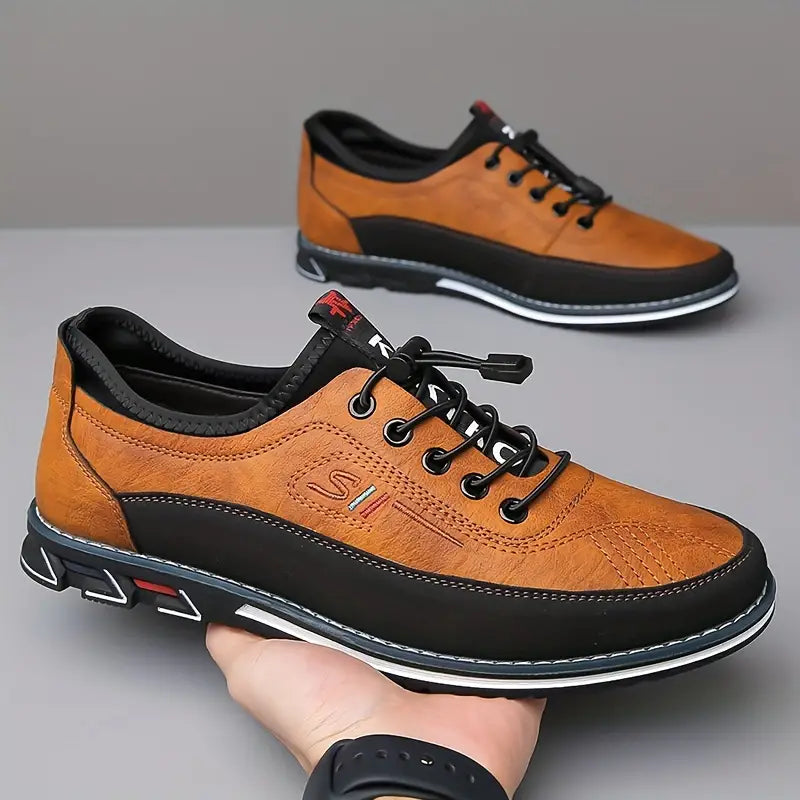 Mario - Oxford Leather-Look Shoes