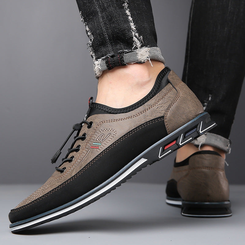 Mario - Oxford Leather-Look Shoes