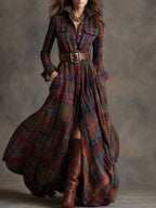 Helen - Belted Shirt Dress with Pockets