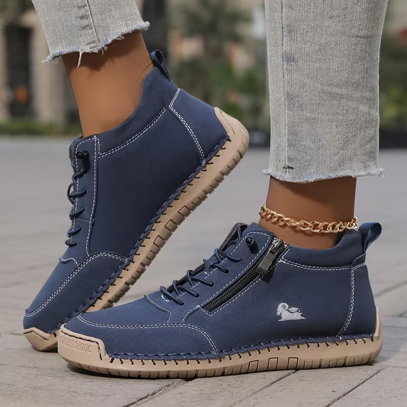 Nova - Comfortable Cushioned Comfort Sneakers with Zipper