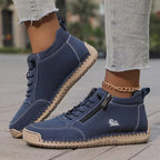 Nova - Comfortable Cushioned Comfort Sneakers with Zipper