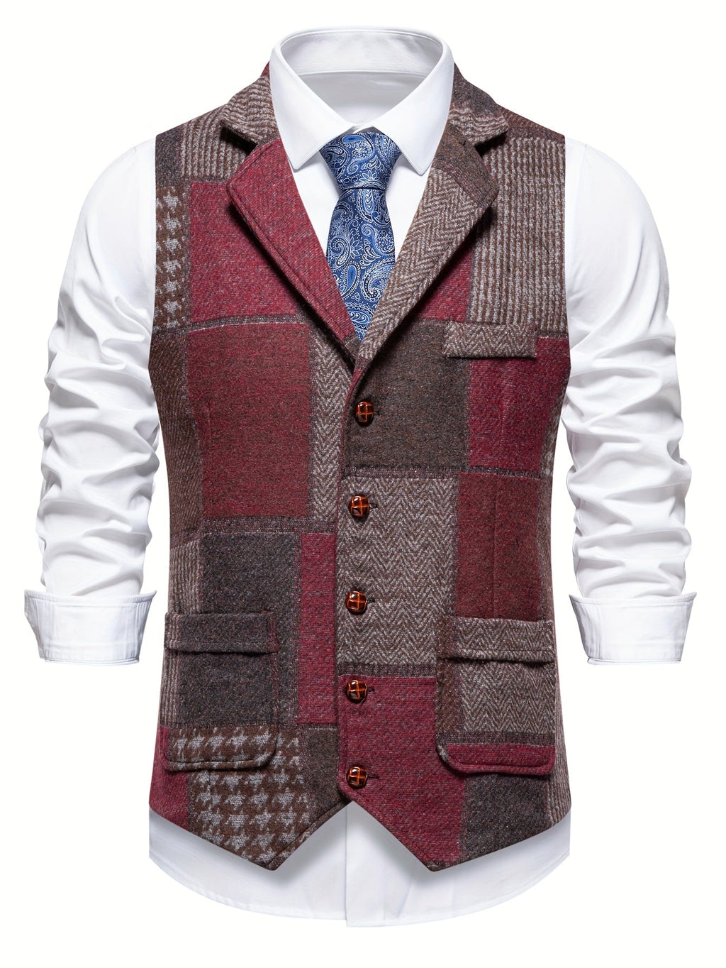 David - Classic Patchwork Vest