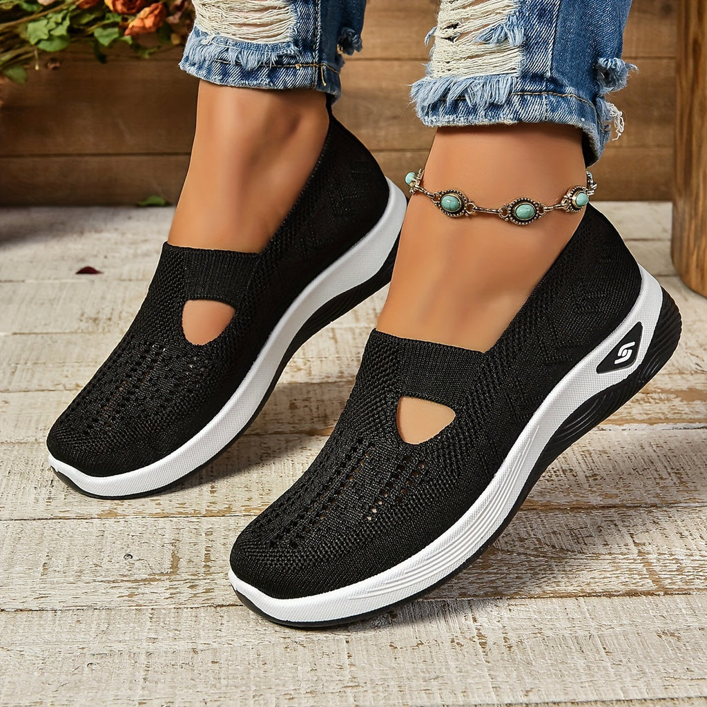 Blanche Slip-On Comfort Shoes in Black