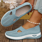 Blanche Slip-On Comfort Shoes in Light Blue