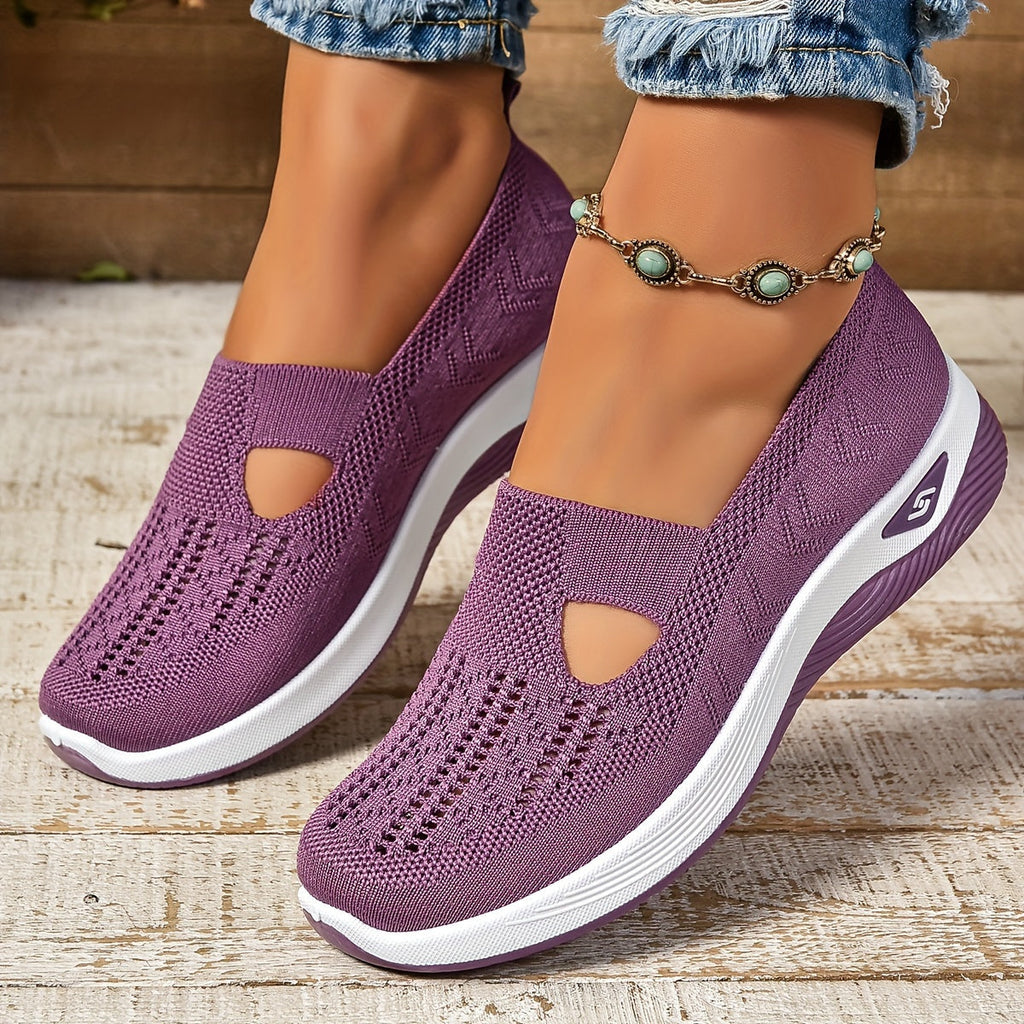 Blanche Slip-On Comfort Shoes in Lilac