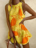 Aida - Summer Linen Mini Dress