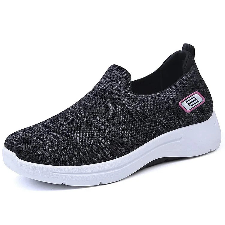 Paula - Cushioned Comfort Slip-On Walking Sneakers