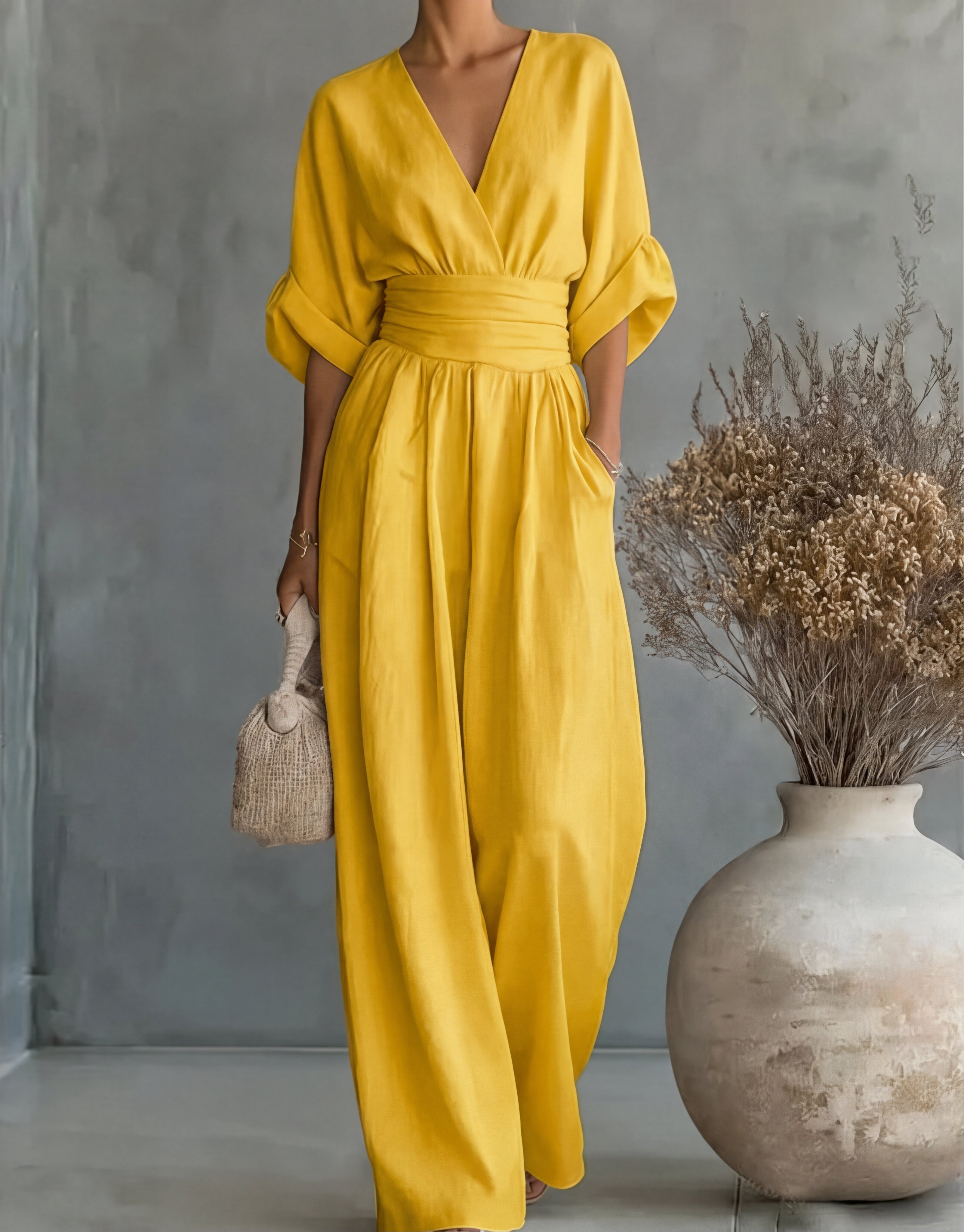 Celeste - Elegant Wide-Leg Jumpsuit