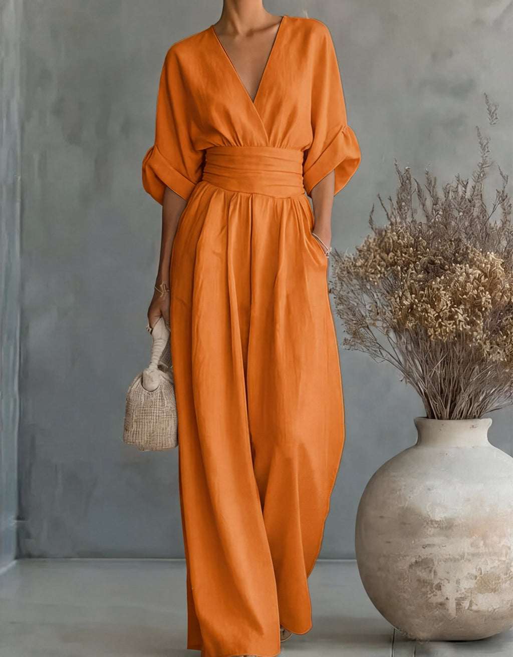 Celeste - Elegant Wide-Leg Jumpsuit
