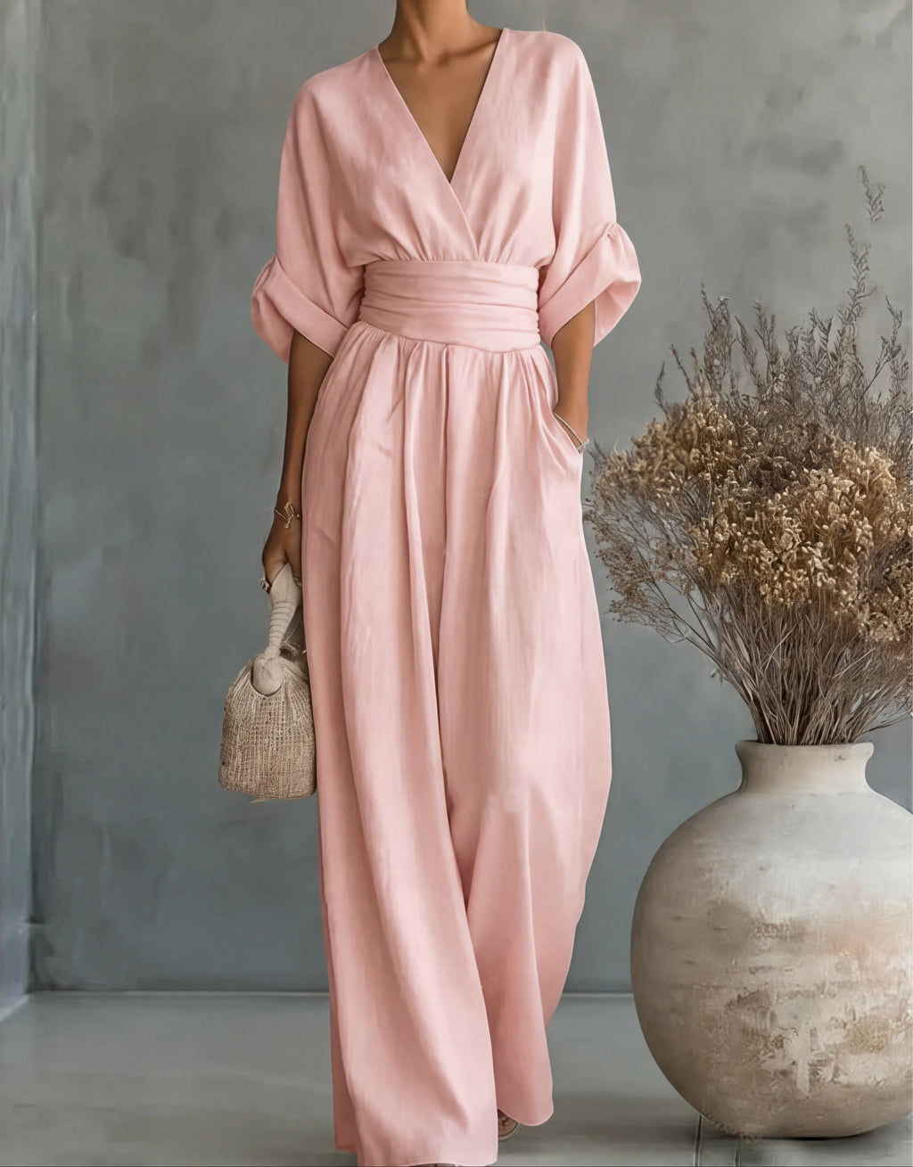 Celeste - Elegant Wide-Leg Jumpsuit