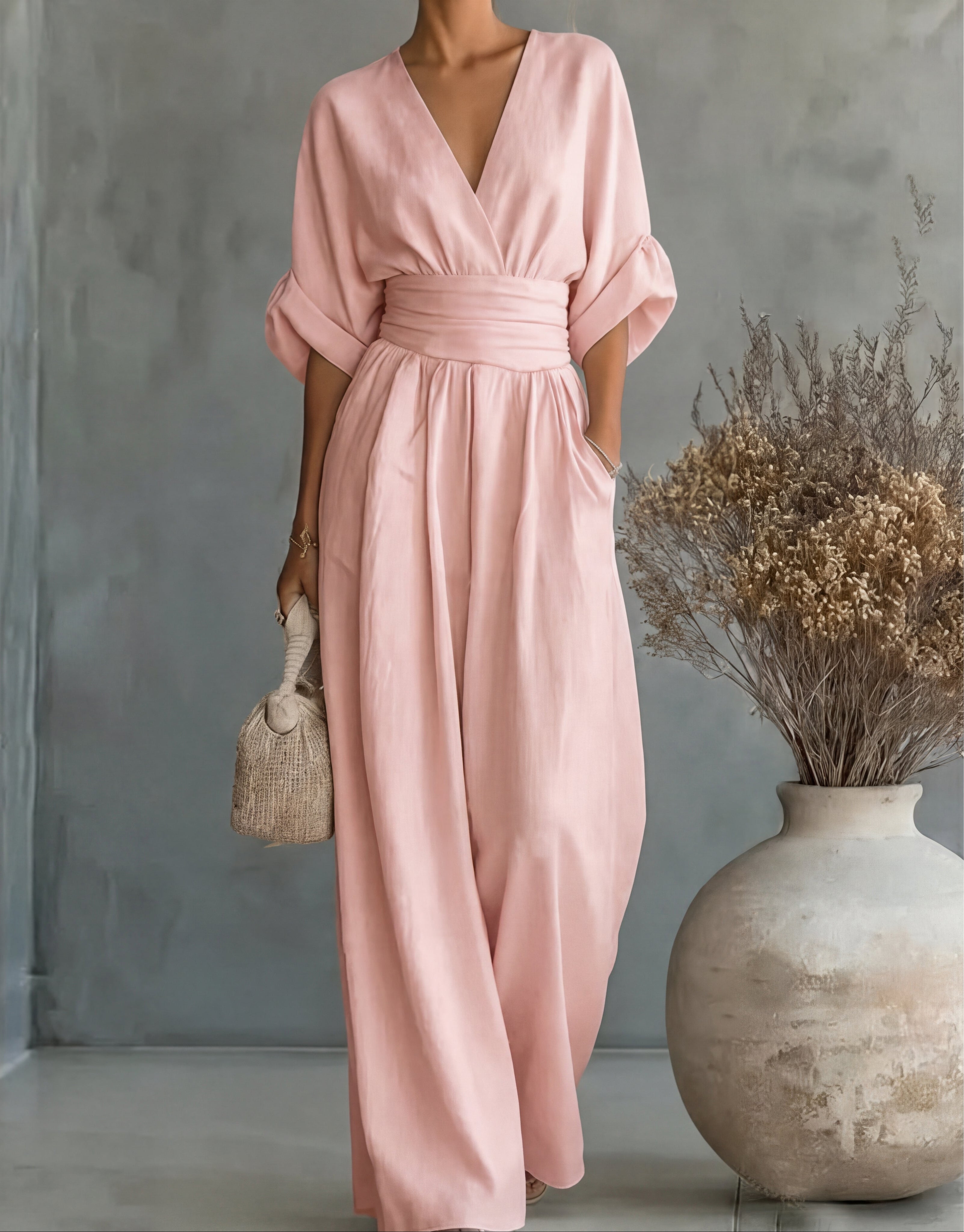 Celeste - Elegant Wide-Leg Jumpsuit