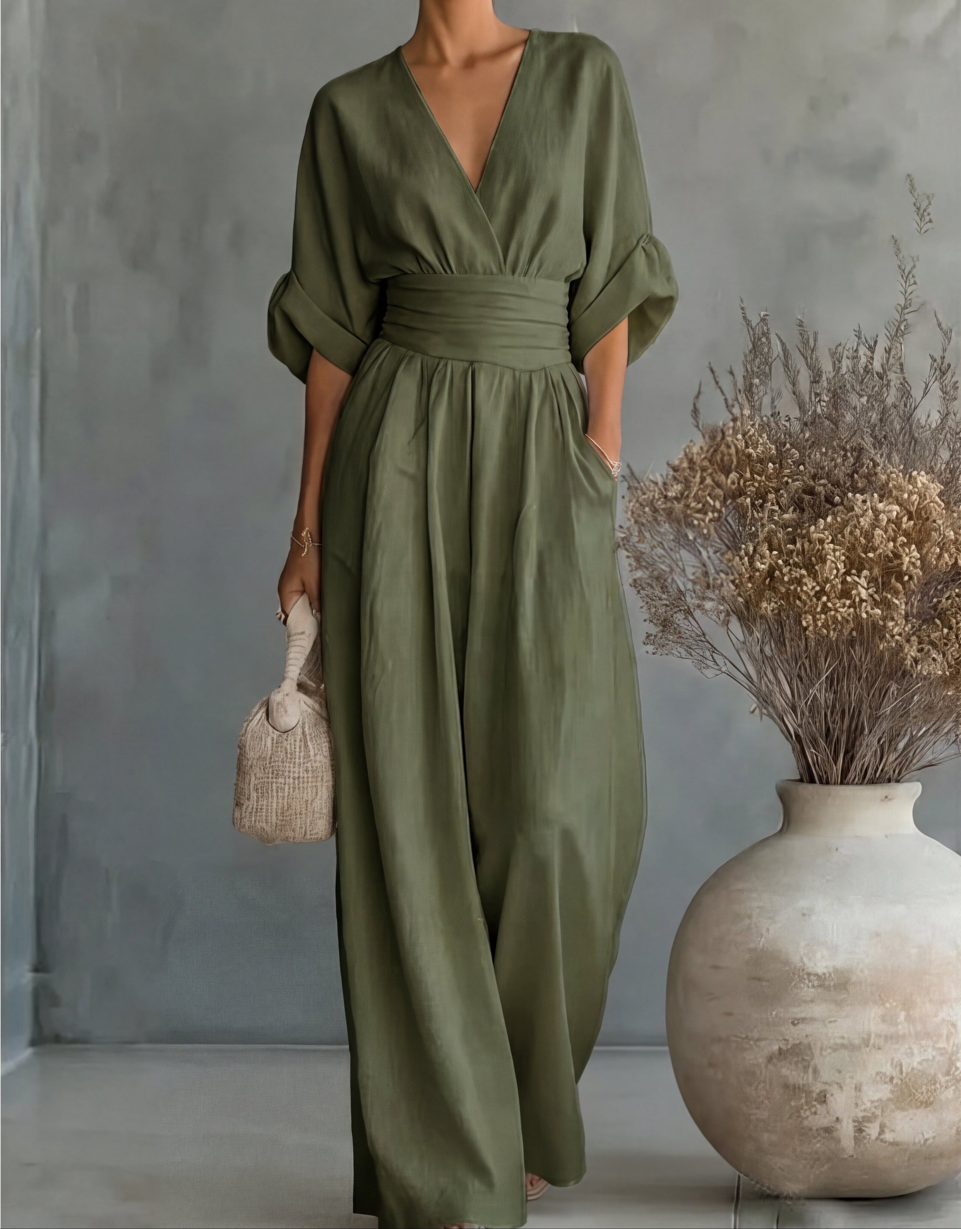 Celeste - Elegant Wide-Leg Jumpsuit