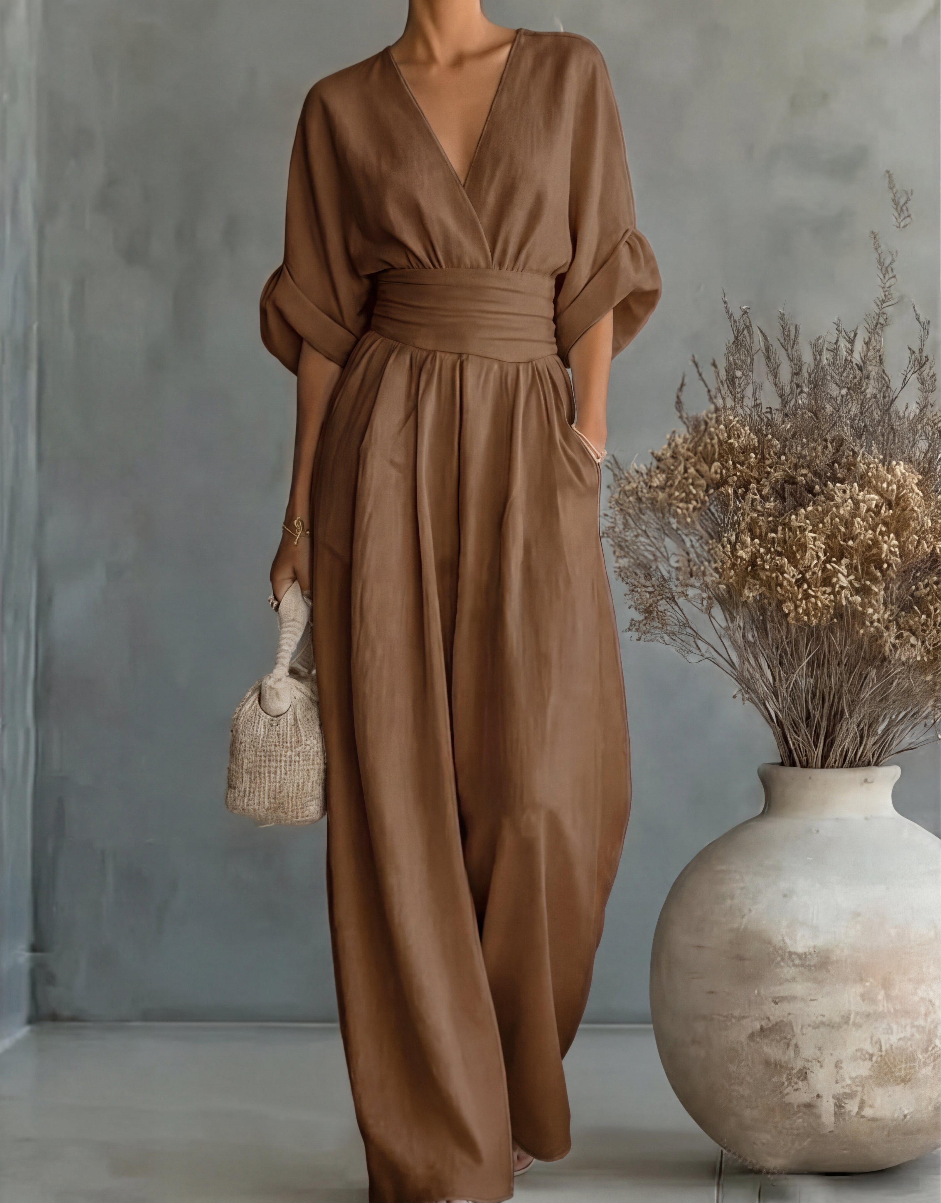 Celeste - Elegant Wide-Leg Jumpsuit