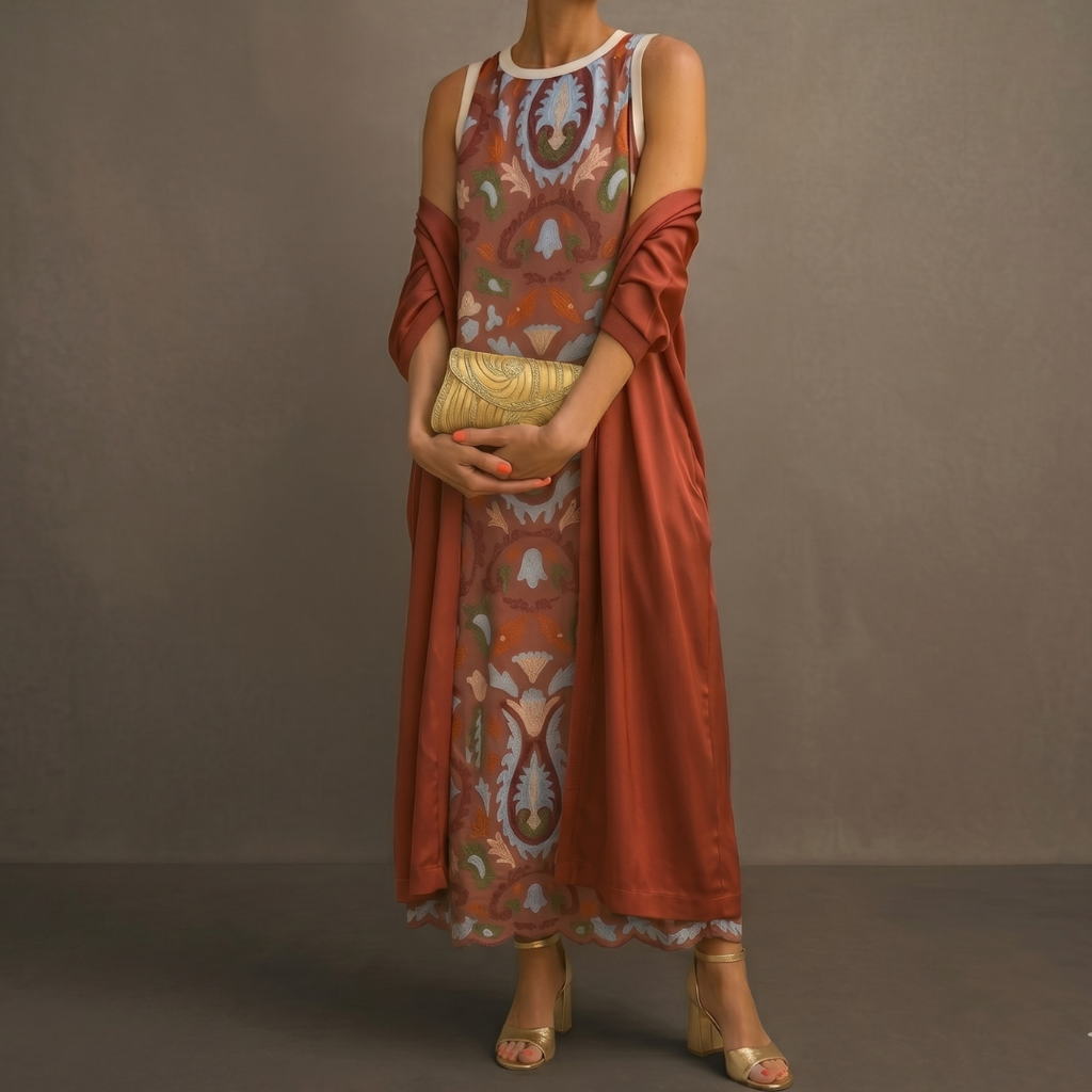 Brielle - Elegant Printed Dress