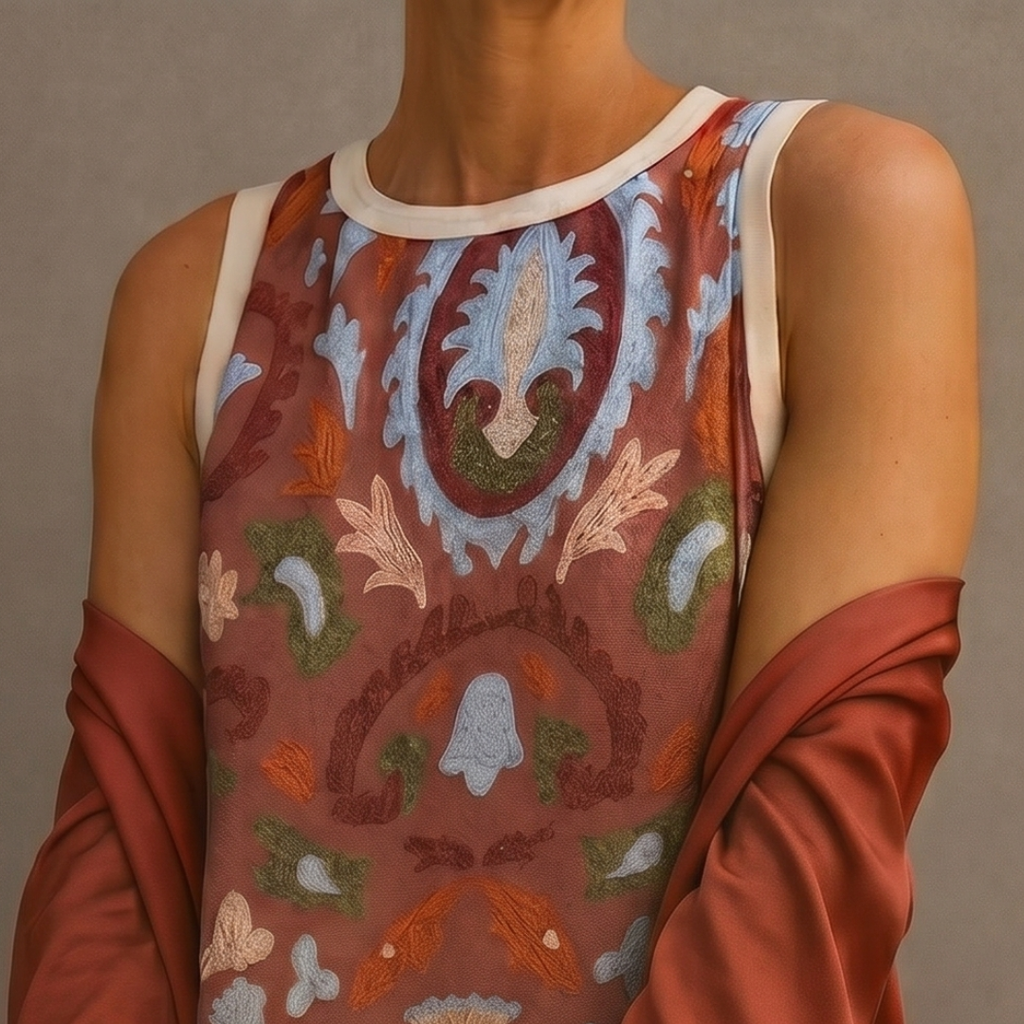 Brielle - Elegant Printed Dress