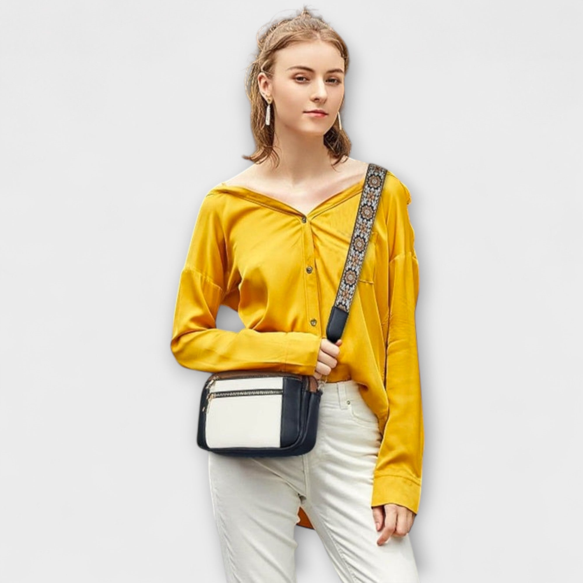 Sellie - Elegant Leather-Look Shoulder Bag