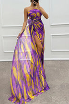 Wendy - Vibrant Draped Dress