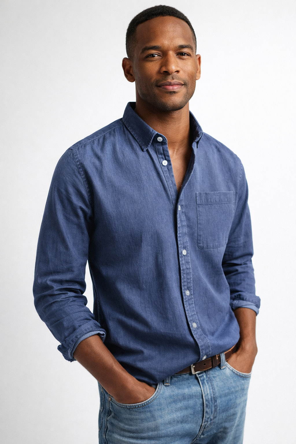 Lawrence - Structured Button-Up Shirt