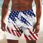 Mason - Patriotic 2-in-1 Swim Shorts