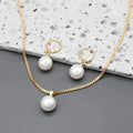 Faye - Elegant Graceful Pearl Necklace Set