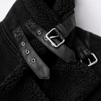 Aurelia - Sherpa-Lined Aviator Jacket